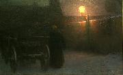 Jakub Schikaneder Snow oil